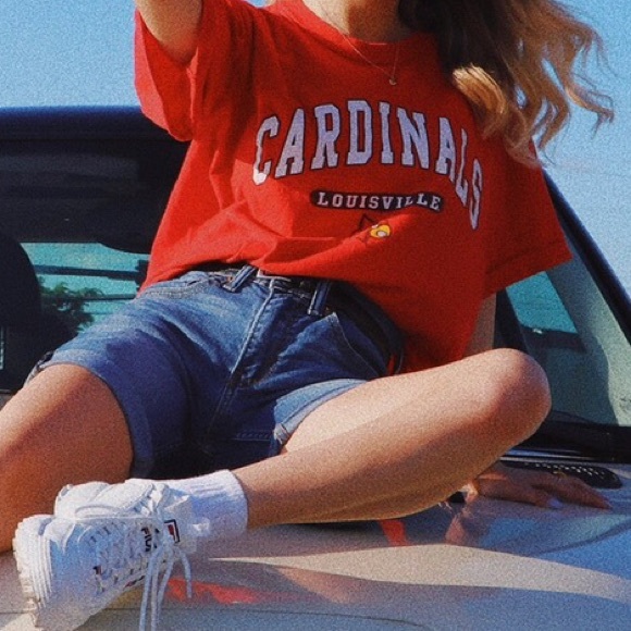 University of Louisville crop top size large - Picture 2 of 3